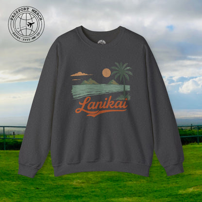 Vintage Lanikai, Oahu, Hawaii Crewneck