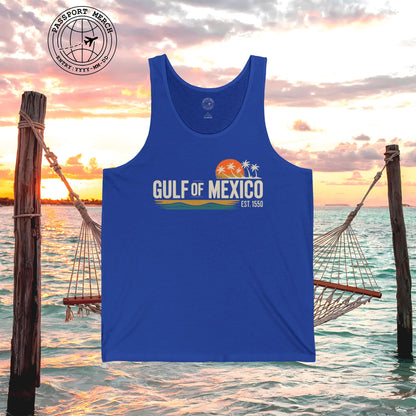 Vintage Retro Gulf of Mexico Tank Top