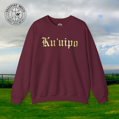 24-Karat Gold Ku'uipo (Hawaiian Jewelry Style) Crewneck