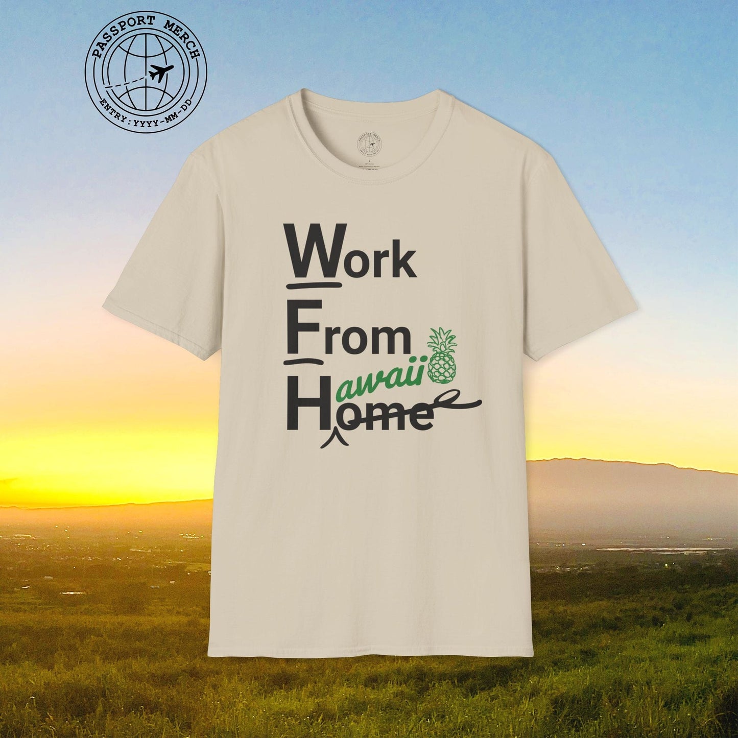 WFH, Work From Hawaii T-Shirt