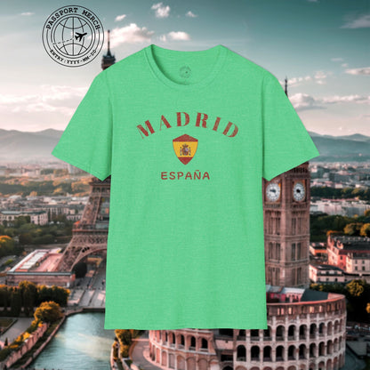 Madrid with Coat of Arms Spain T-Shirt