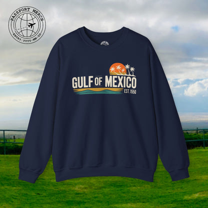 Vintage Retro Gulf of Mexico Crewneck