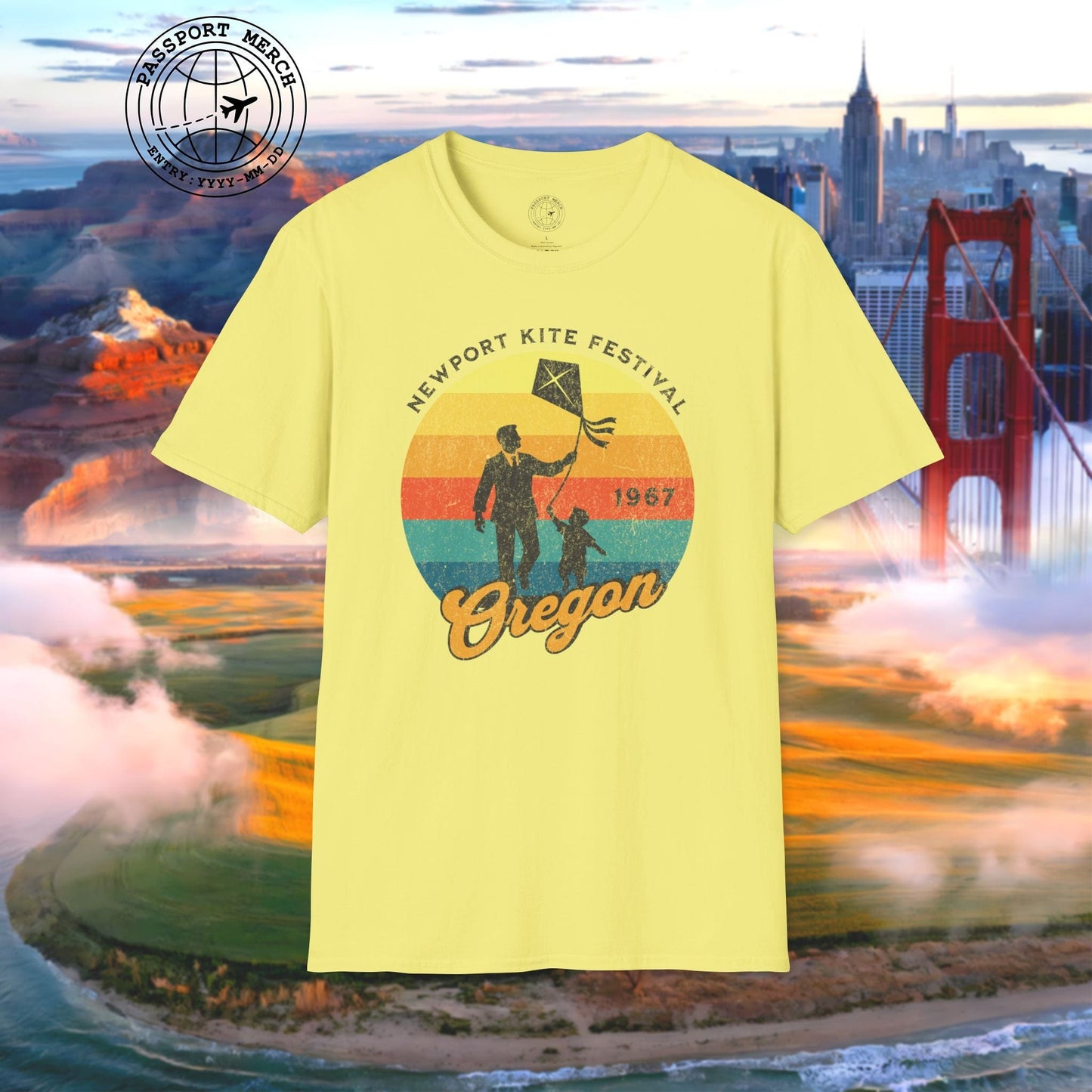 Vintage Newport Oregon Kite Festival T-Shirt