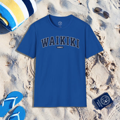 Classic Athletic, Waikiki Hawaii T-Shirt