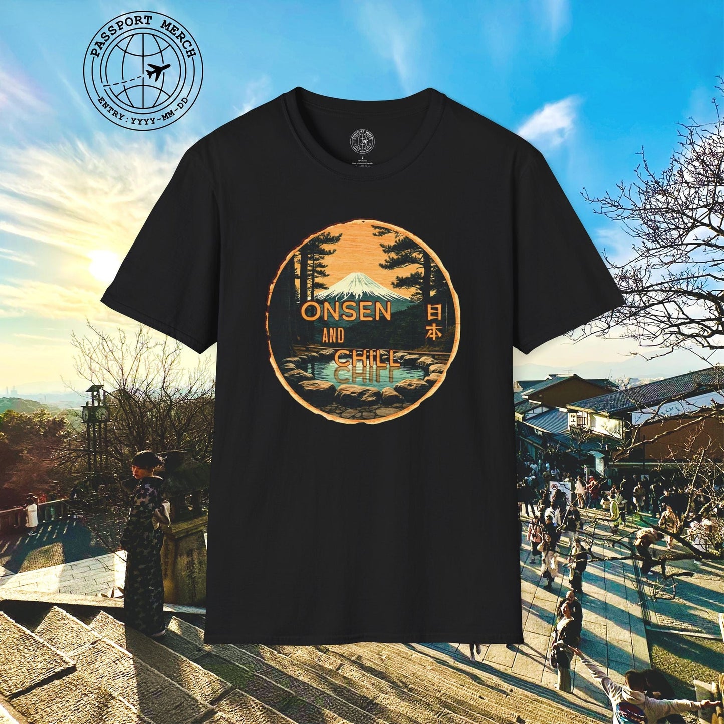Onsen and Chill, Japan T-Shirt