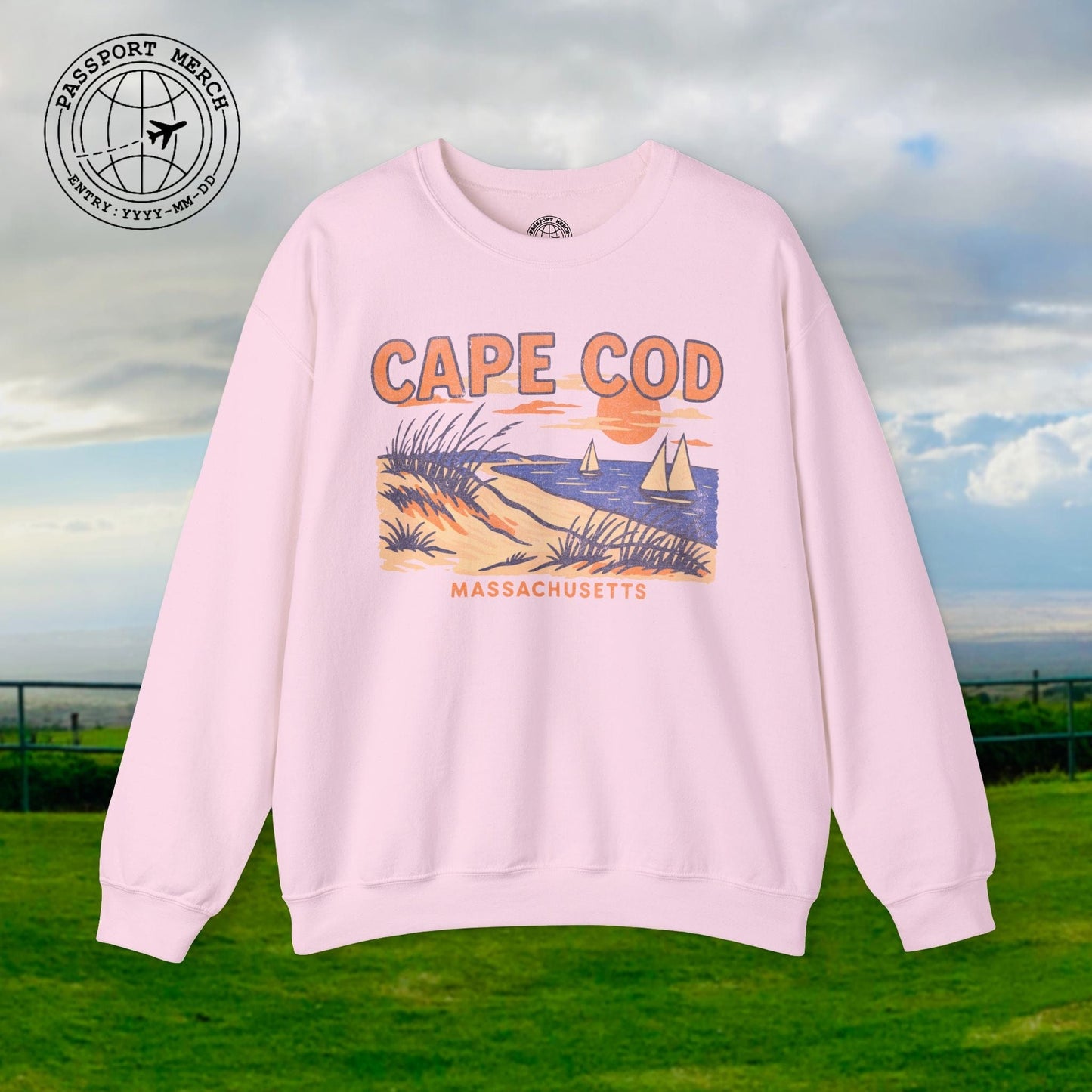 Cape Cod, Massachusetts - 80's Vintage Crewneck