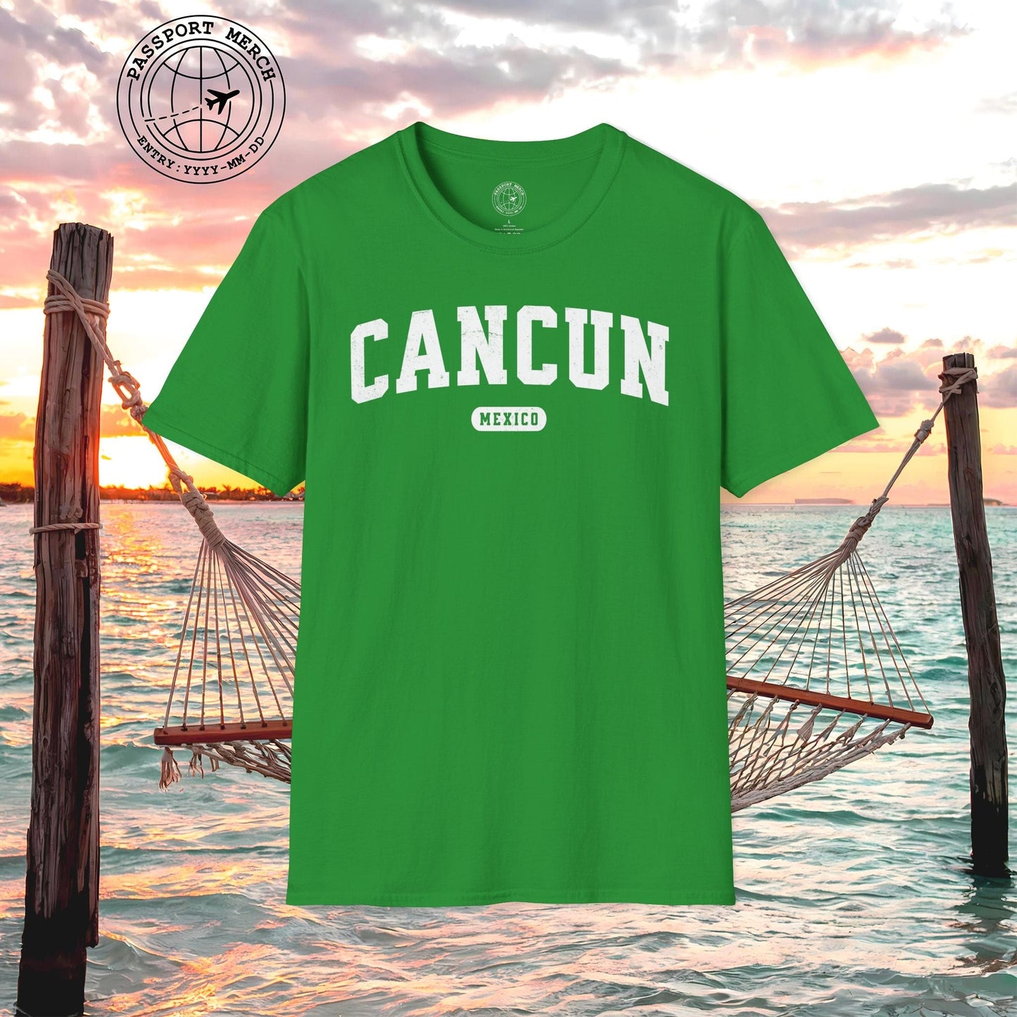 Classic Athletic (Bucket List Edition), Cancun, Mexico T-Shirt