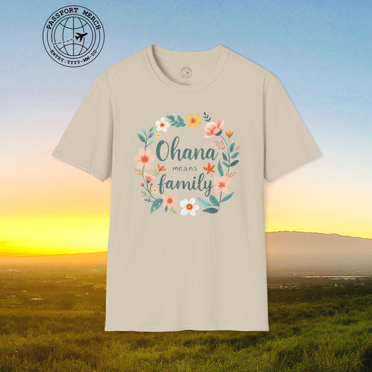 Ohana Means Family, Hawaii T-Shirt