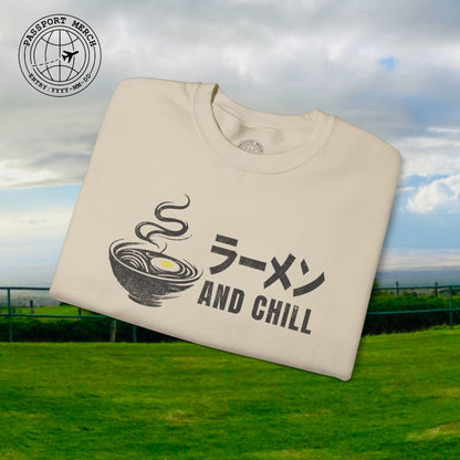 Ramen and Chill, Japan Crewneck