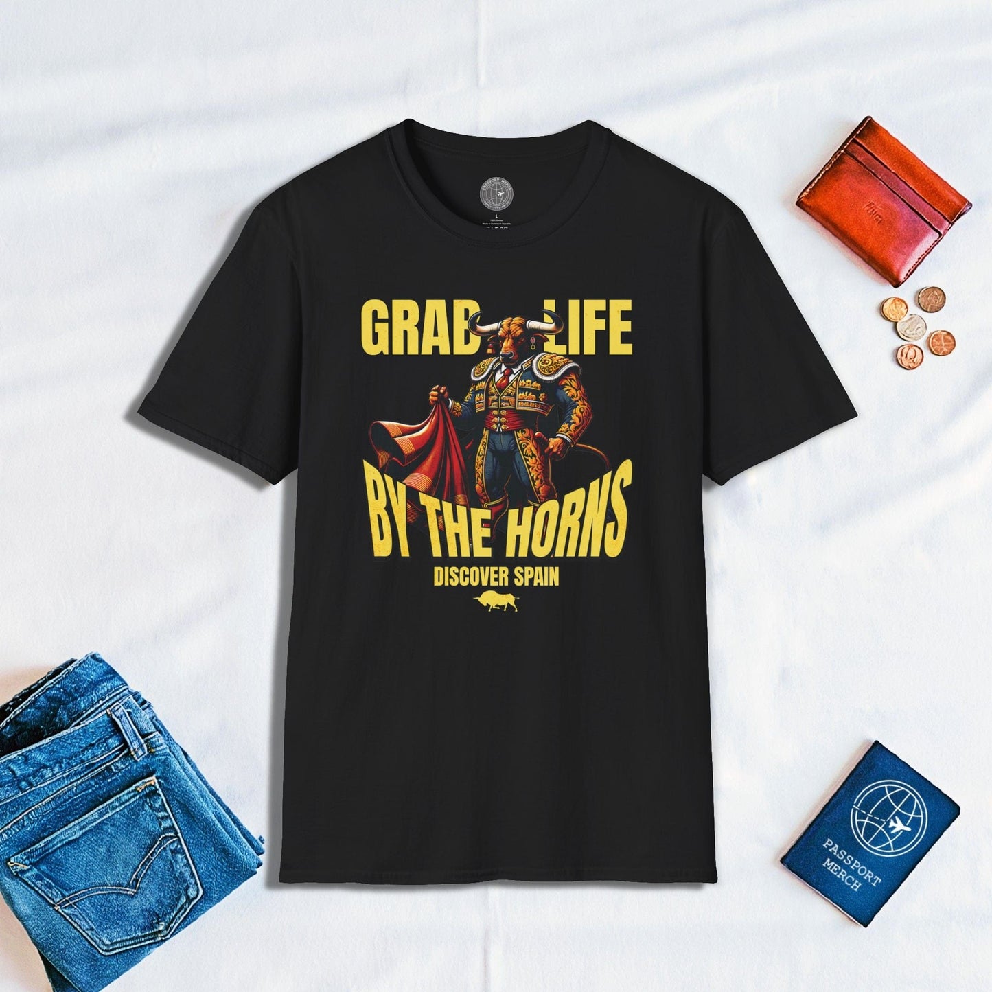 Grab Life By The Horns, Discover Spain T-Shirt