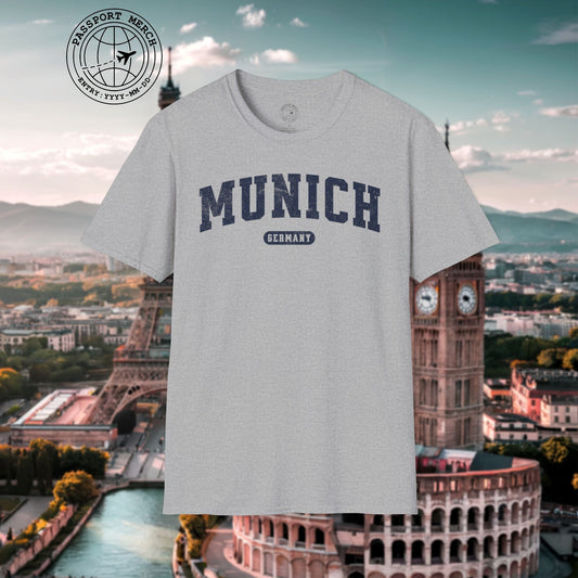 Classic Athletic (Bucket List Edition), Munich, Germany T-Shirt