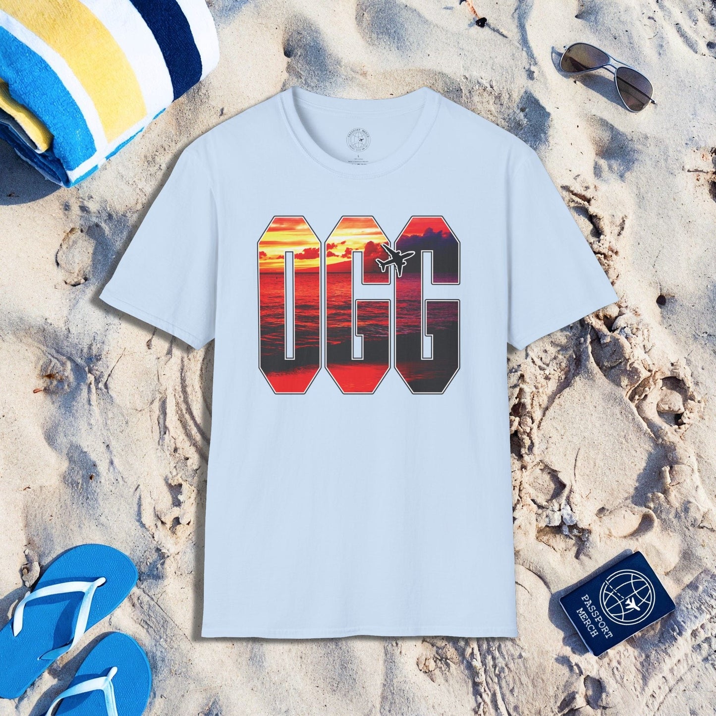 Airport Window ✈️ Kahului Maui Hawaii OGG T-Shirt