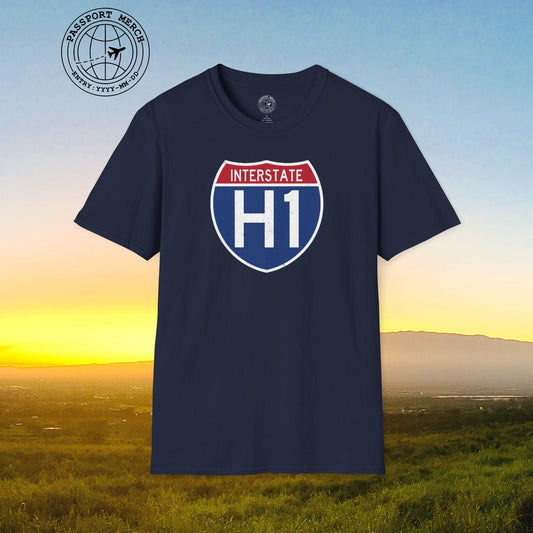 Signs of Wanderlust, Interstate H1, Hawaii T-Shirt