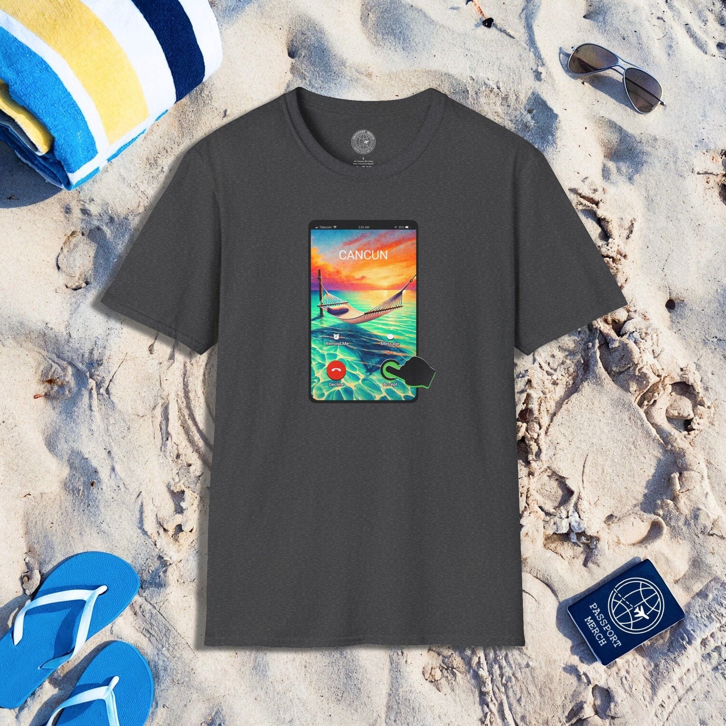 Cancun is calling. Accept. Mexico T-Shirt