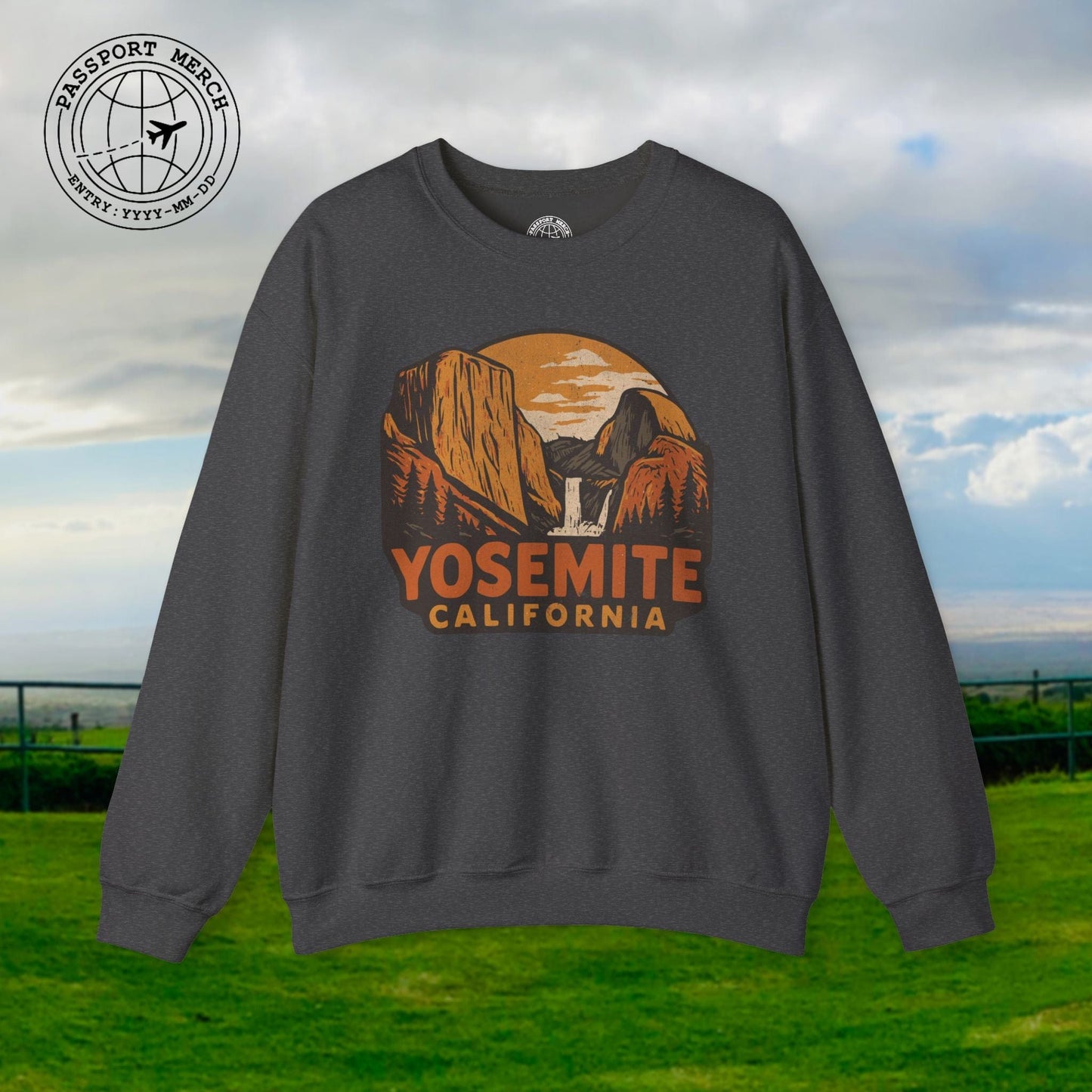 Yosemite, California - 80's Vintage Crewneck