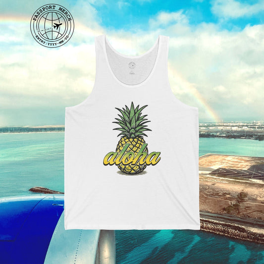 Maui Pineapple Aloha Hawaii Tank Top