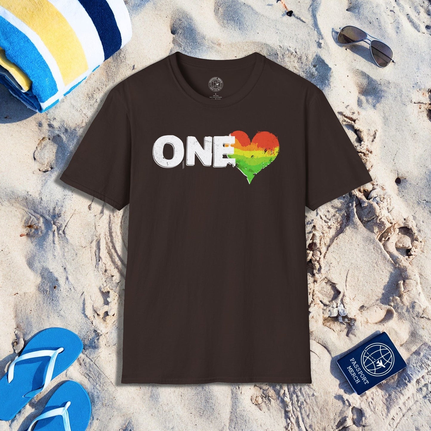 One Heart, Jamaican Reggae T-Shirt