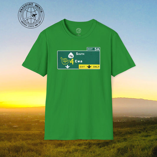 Signs of Wanderlust, Shaka 4 Ewa, Hawaii T-Shirt