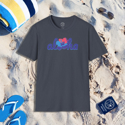 Purple Aloha Hibiscus, Hawaii T-Shirt