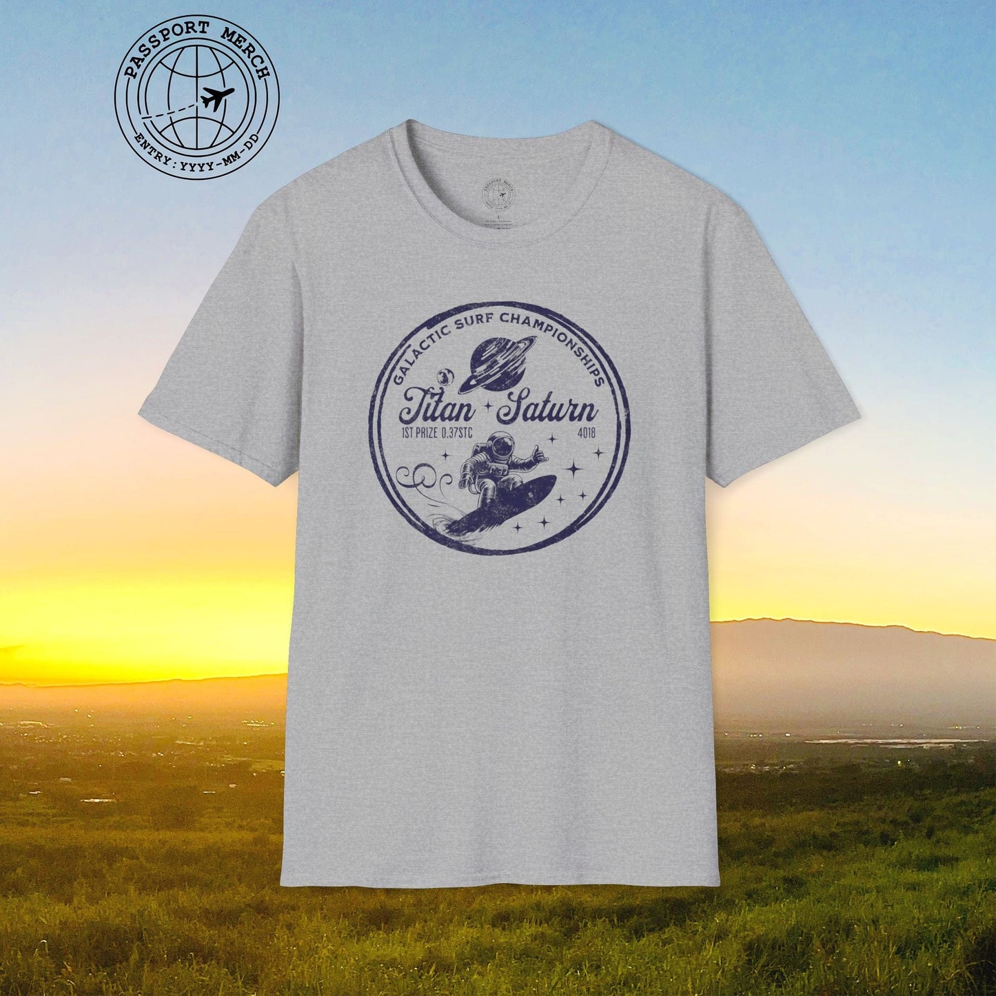 Surfing Astronaut, Hawaii T-Shirt