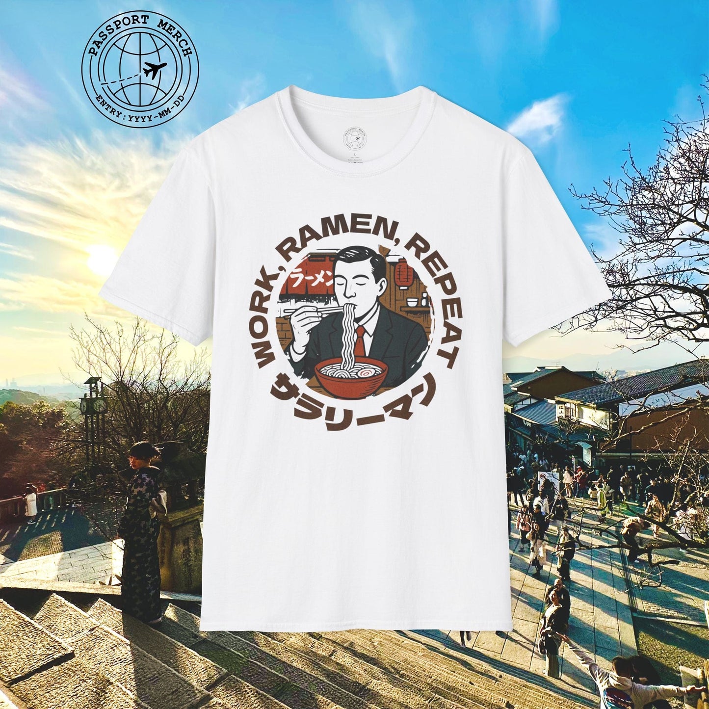Salaryman - Work, Ramen, Repeat, Japan T-Shirt