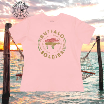 Vintage Buffalo Soldier, Jamaica, Womens Fit T-Shirt
