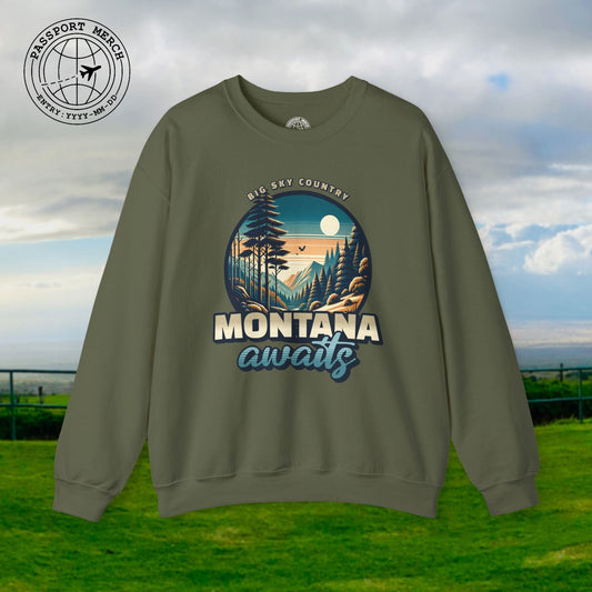 Big Sky Country Montana Crewneck