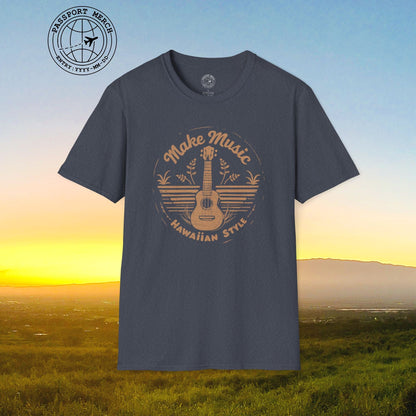 Make Music Hawaiian Style T-Shirt