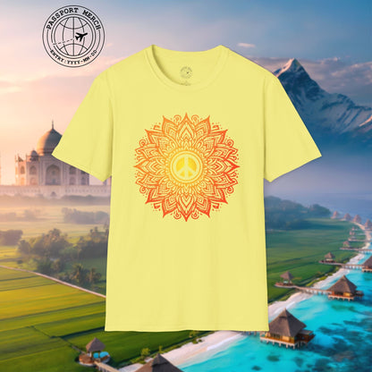 Peace Mandala India T-Shirt