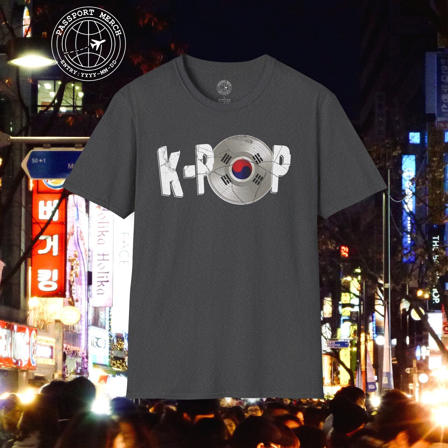 K-POP Vinyl, Korea T-Shirt