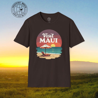 Retro Visit Maui Hawaii T-Shirt