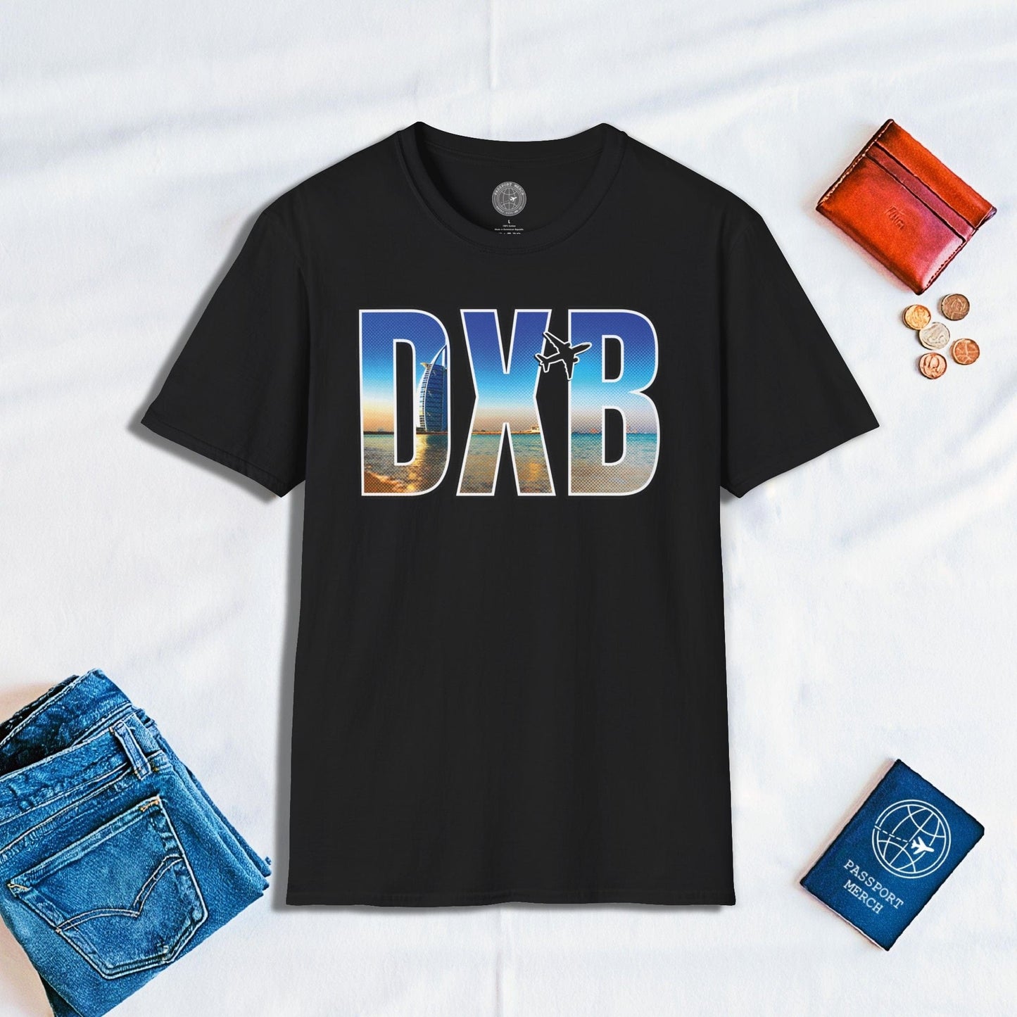 Airport Window ✈️ Dubai United Arab Emirates DXB T-Shirt