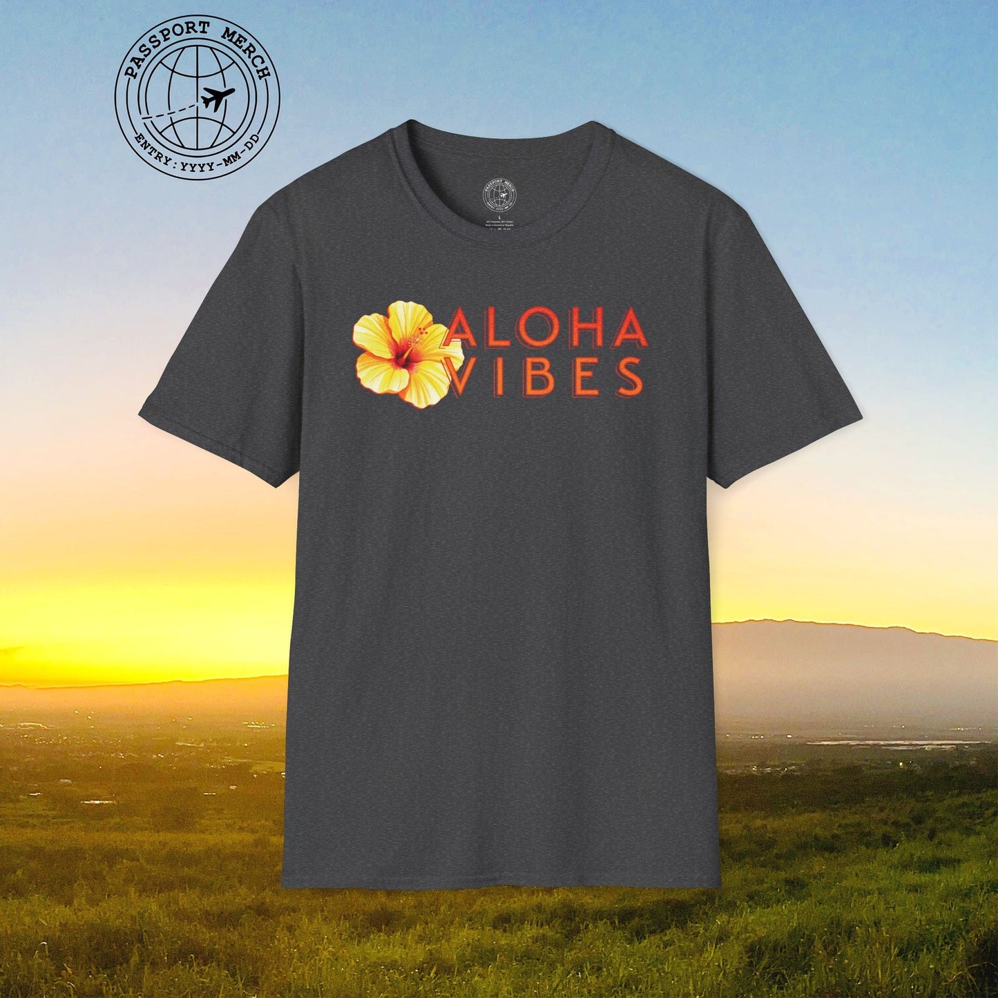 Sun-Kissed Hibiscus Aloha Vibes, Hawaii T-Shirt