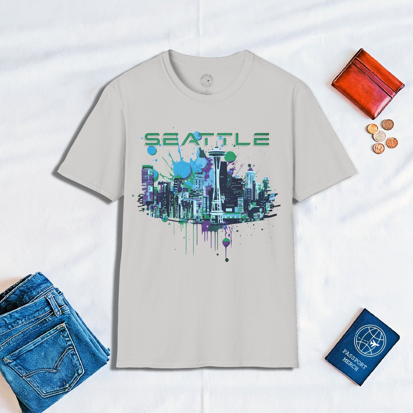 Abstract Space Needle, Seattle Washington T-Shirt