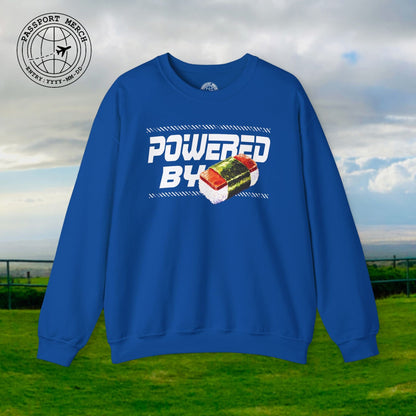 Powered By Musubi, Hawaii Crewneck