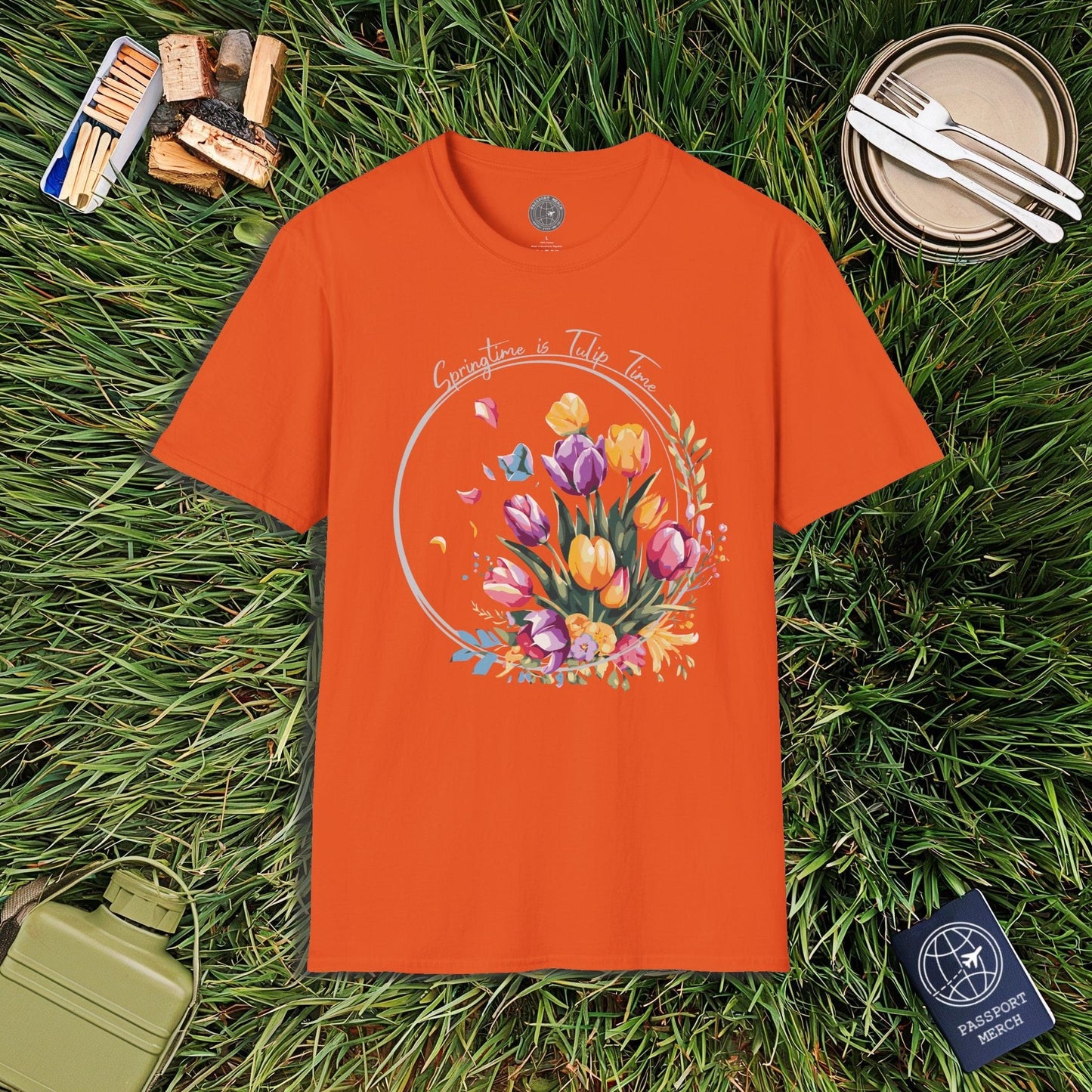 Springtime is Tulip Time in Holland T-Shirt