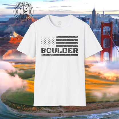 Boulder Stars & Stripes, Colorado T-Shirt