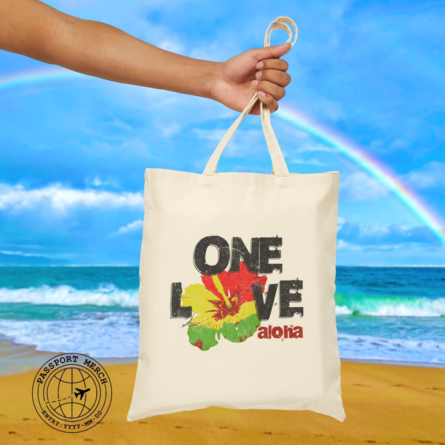 One Love, Aloha, Hawaii Tote Bag