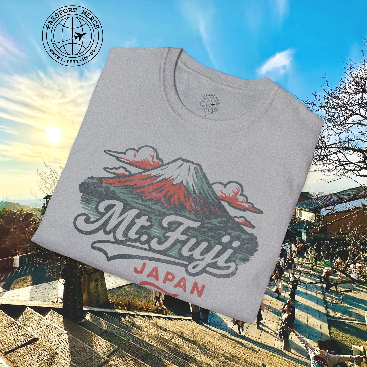 Mount Fuji, Japan - 80's Vintage T-Shirt