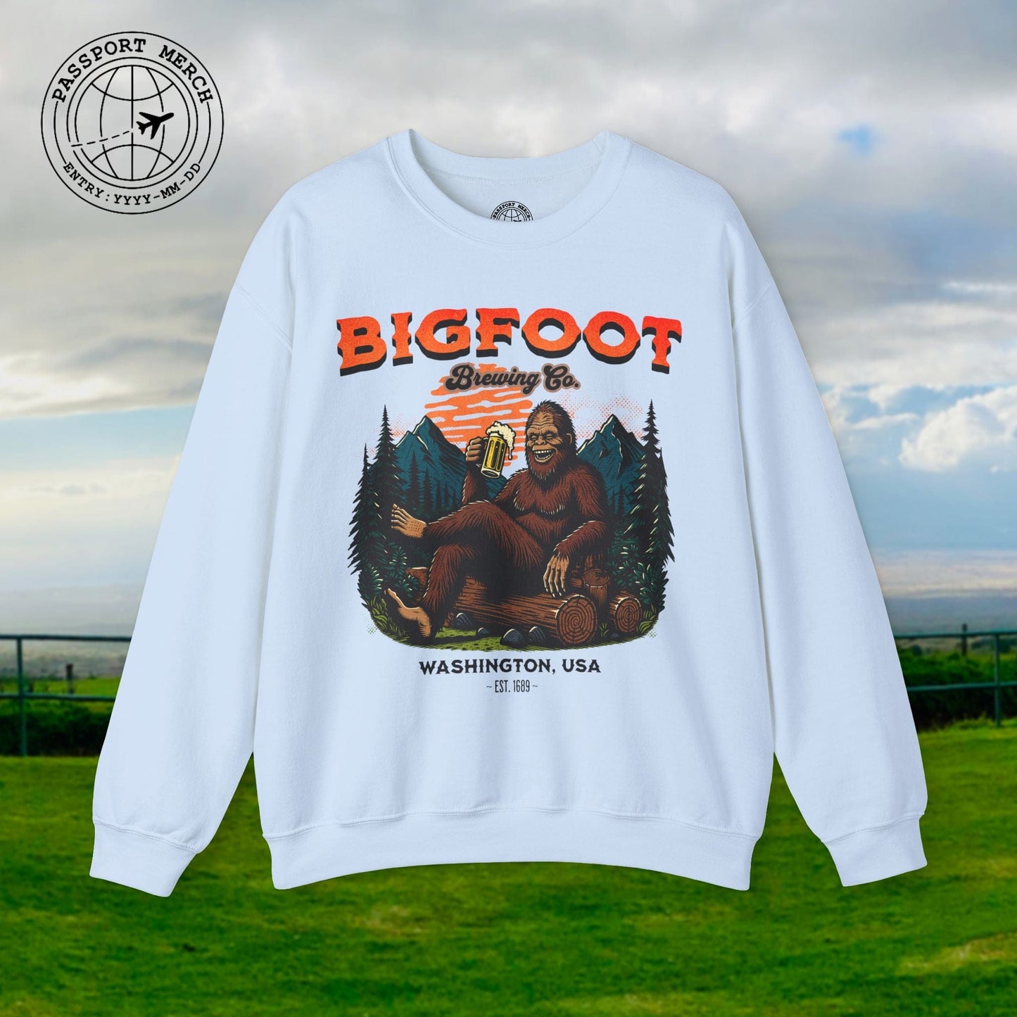 Bigfoot Brewing Company, Washington Crewneck