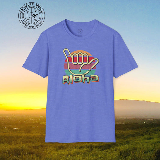 Vintage Retro Aloha Shaka, Hawaii T-Shirt