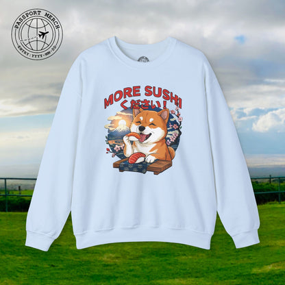 Shiba Inu, More Sushi Please! Japan Crewneck