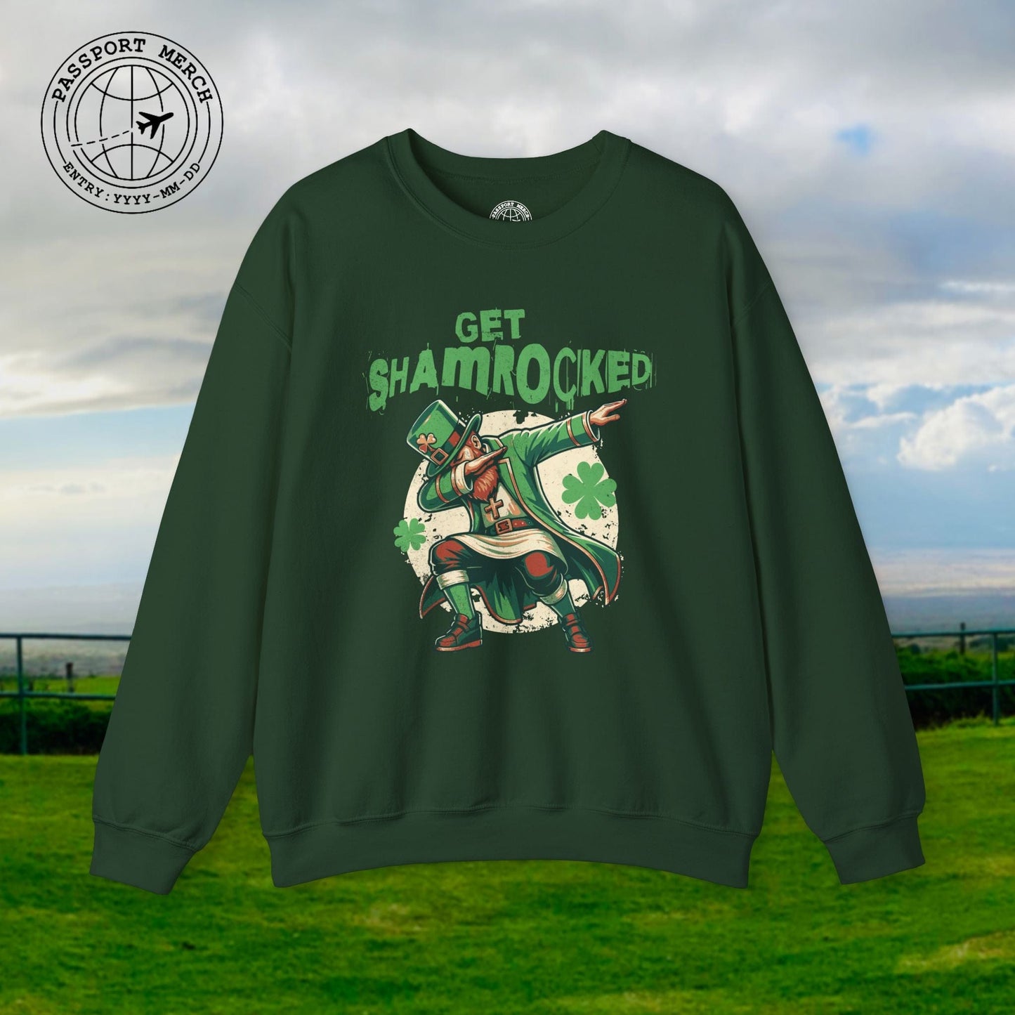 Get Shamrocked, Ireland Crewneck