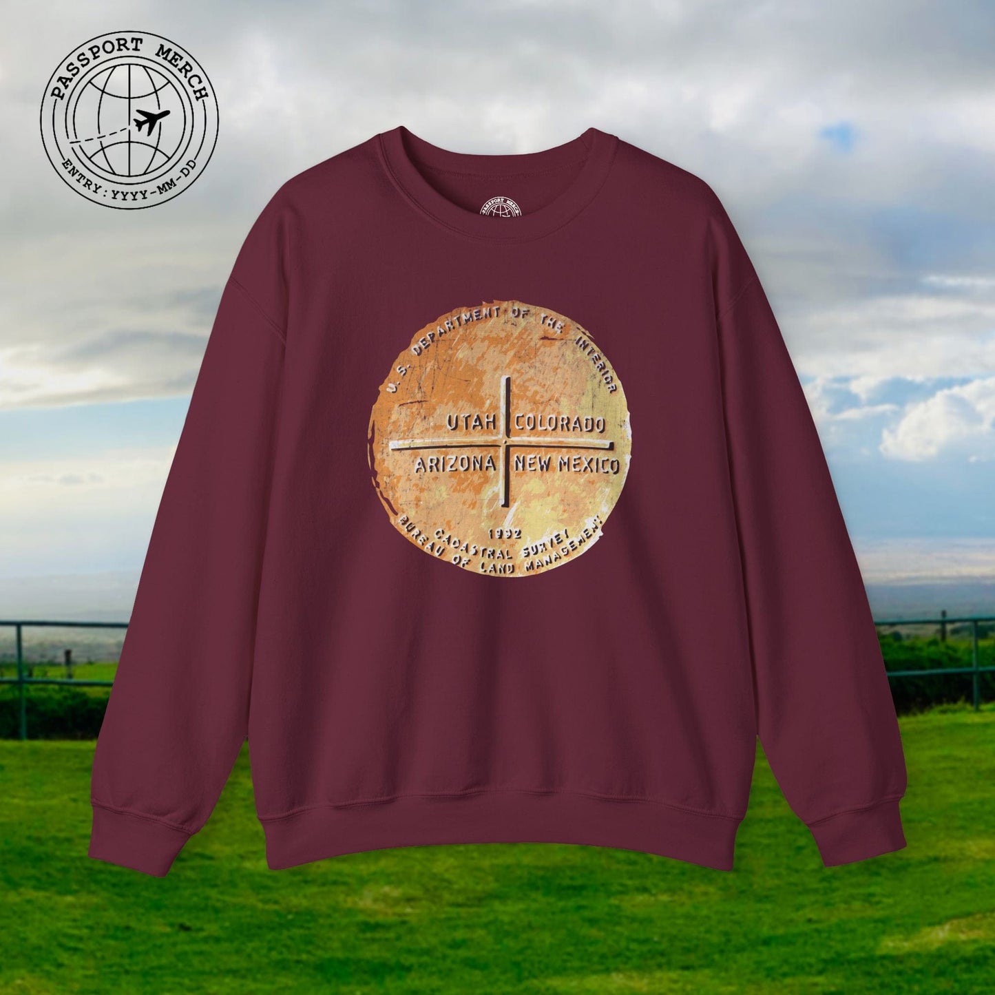 Four Corners - Utah, Colorado, Arizona, New Mexico Crewneck