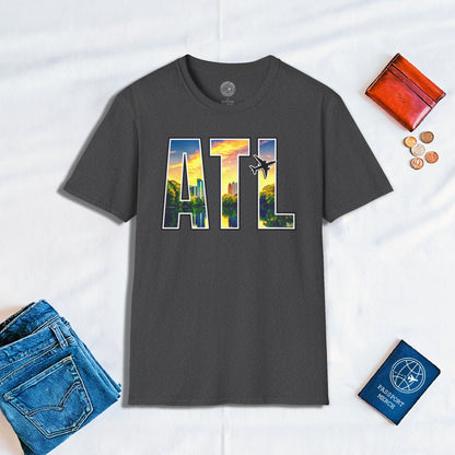 Airport Window ✈️ Atlanta Georgia ATL T-Shirt