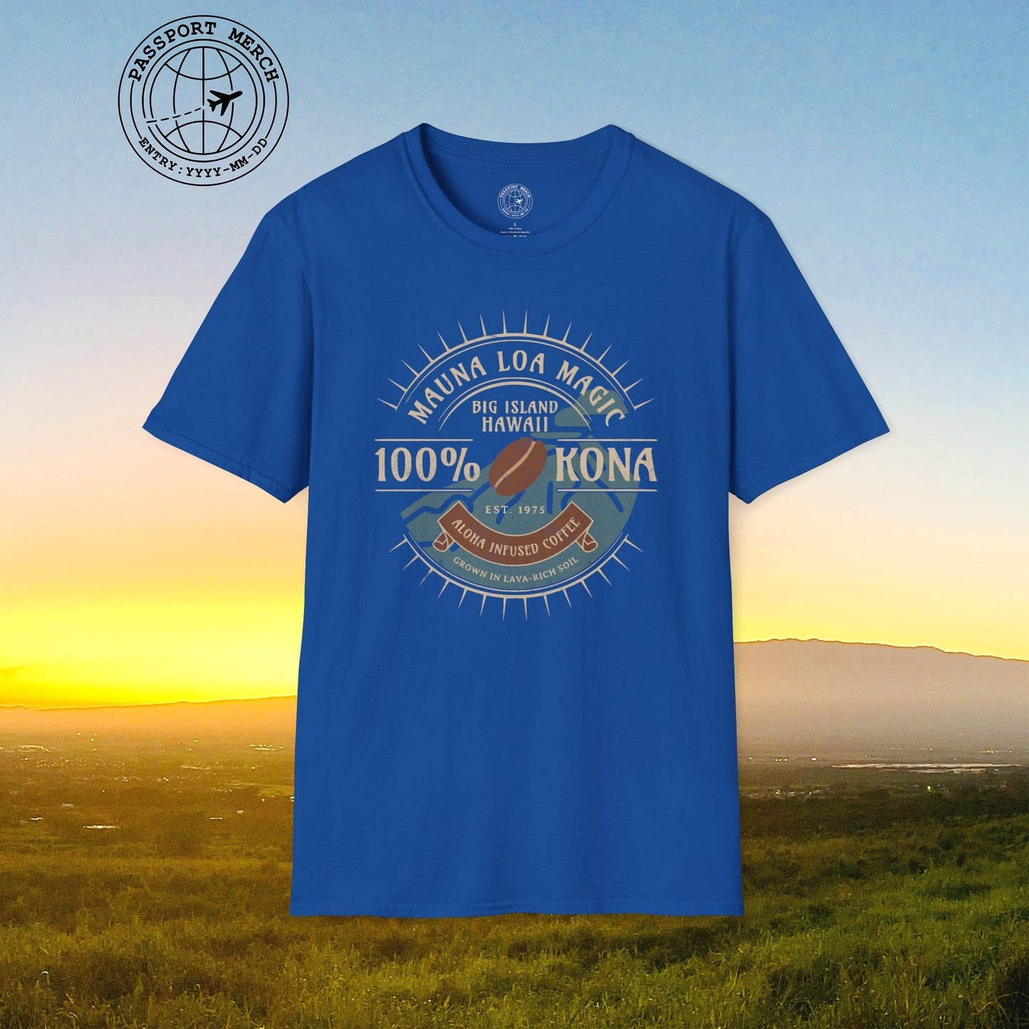 Mauna Loa Magic Kona Coffee Hawaii T-Shirt