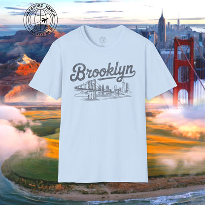 Vintage Brooklyn Monochrome, New York T-Shirt