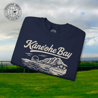 Kaneohe Bay Vintage Monochrome, Hawaii Crewneck