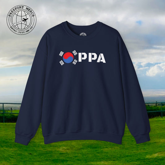 Oppa Flag, Korea Crewneck