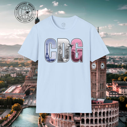 Airport Window Paris France CDG T-Shirt